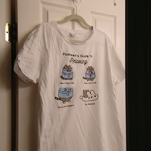 Pusheen 👕 "Guide to Relaxing" - Super cute 🥺 *NWT*